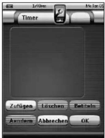 4:00 1:40pm Mc Iron 05 Timer Zufügen Löschen Betiteln Asundern Abbrechen OK