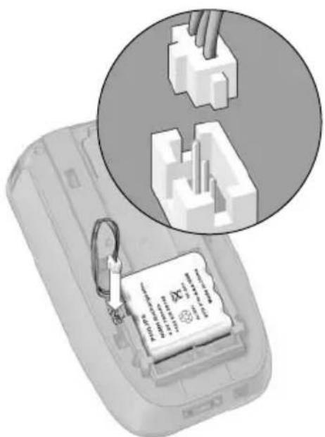 PHILIPS TSU7500 - Einlegen des Batterieblocks - 3