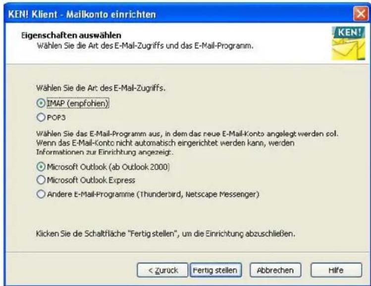 AVM KEN! 4 German - Schritt 2: Einstellungen im E-Mail-Programm - 6