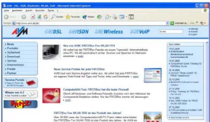 AVM KEN! 4 German - Internet Explorer - 2