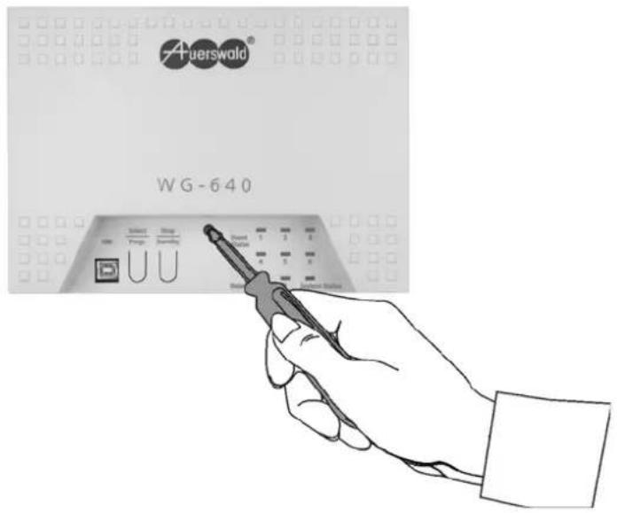 Auerswald WG-640 - Gehäuse öffnen - 2