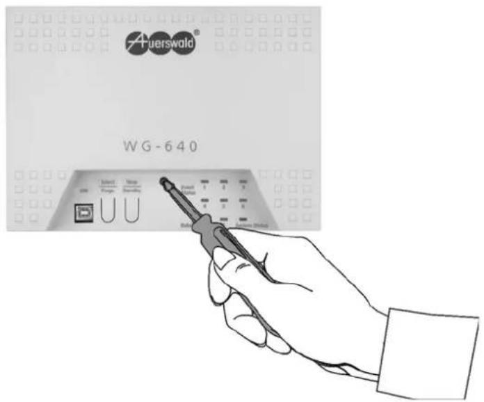 Auerswald WG-640 - Voraussetzungen: - 2