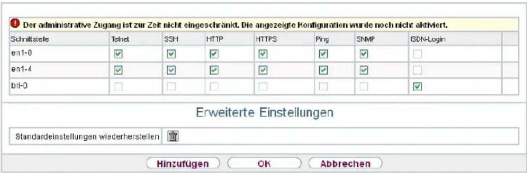 Funkwerk bintec R4402 - Zugriff - 2