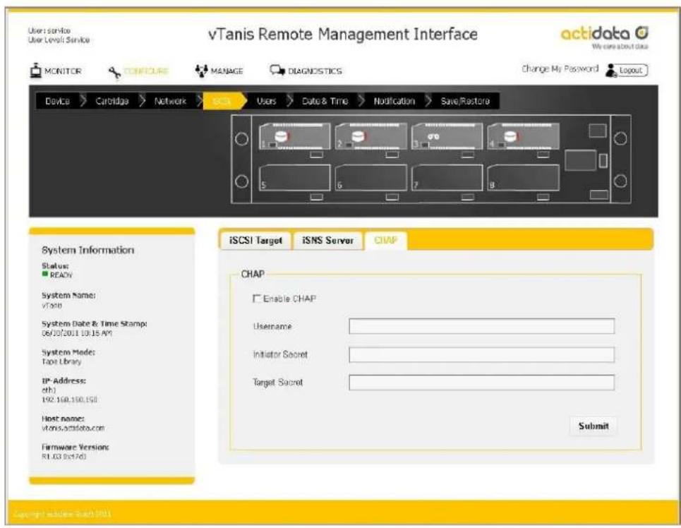 Actidata actiDisk vTanis RDX - Internet Storage Name Service (iSNS) - 1