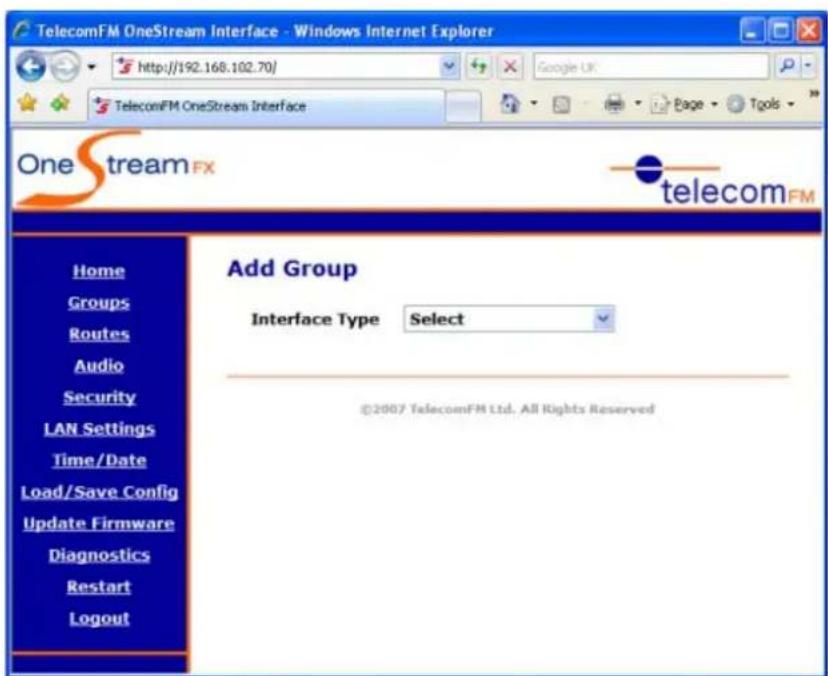 Imagicle OneStream G - Adding a Group - 1