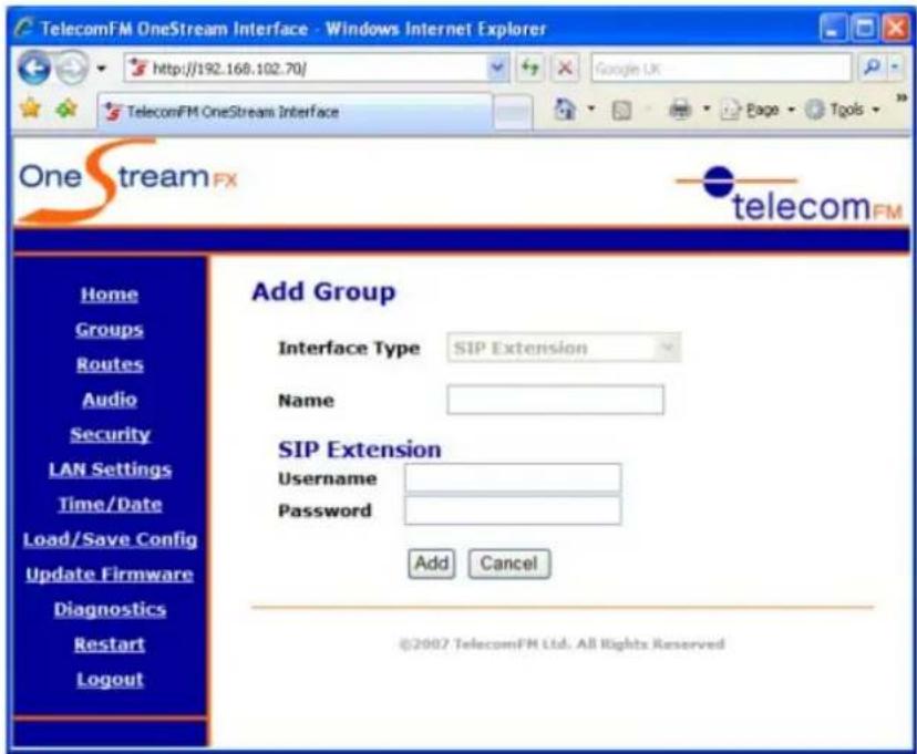 Imagicle OneStream G - SIP Extension - 1