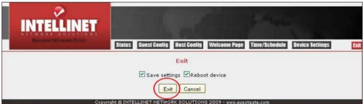 Intellinet 523240 - Administrator IP Address: - 1