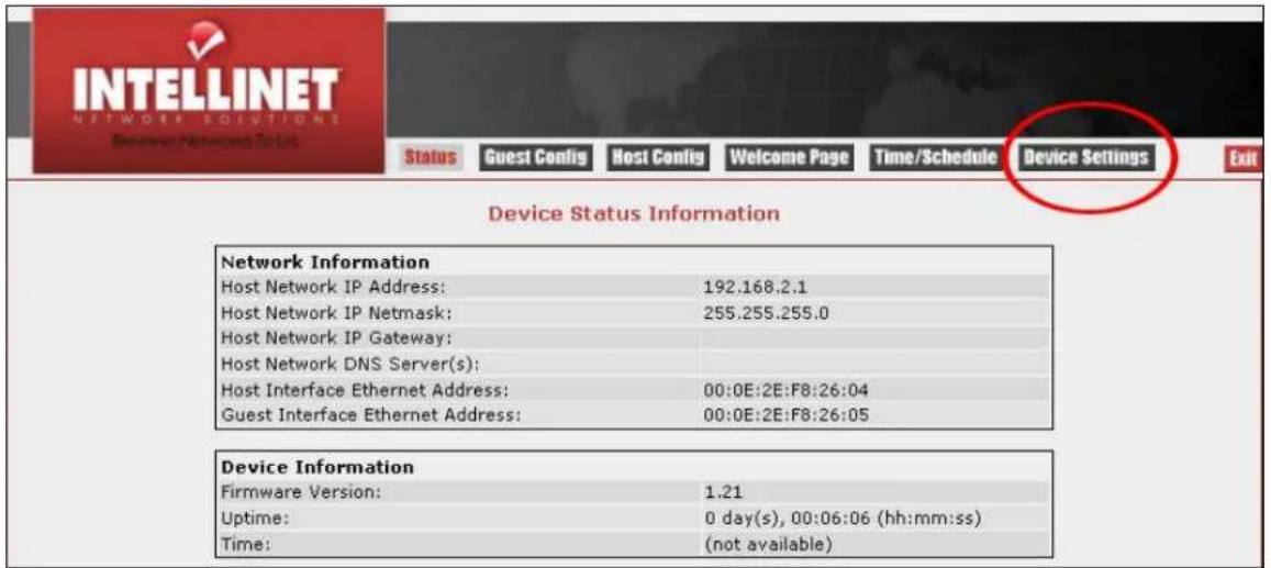 Intellinet 523240 - Changing Administrator Password - 1