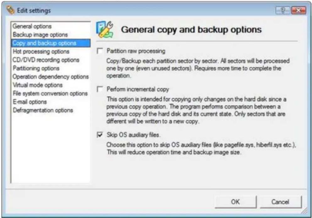 Paragon PSG-161-SEG-PL-NP - General Copy and Backup Options - 1