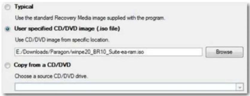 Paragon PSG-161-SEG-PL-NP - Building Recovery Media - 2