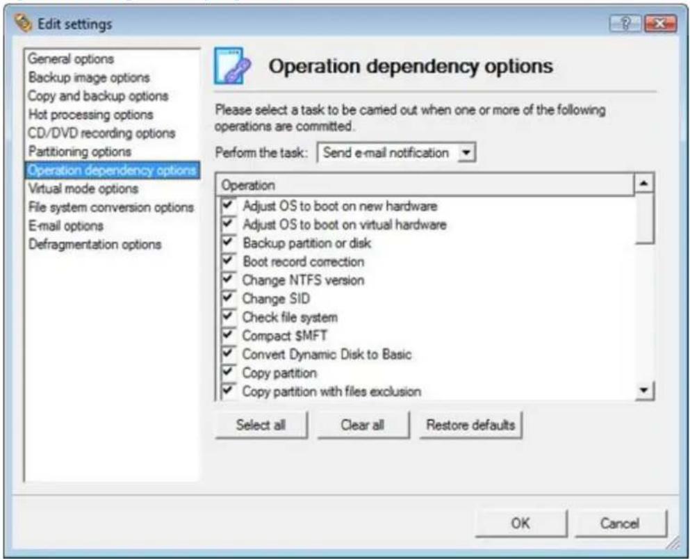 Paragon PSG-161-SEG-PL-NP - Operation Dependency Options - 1