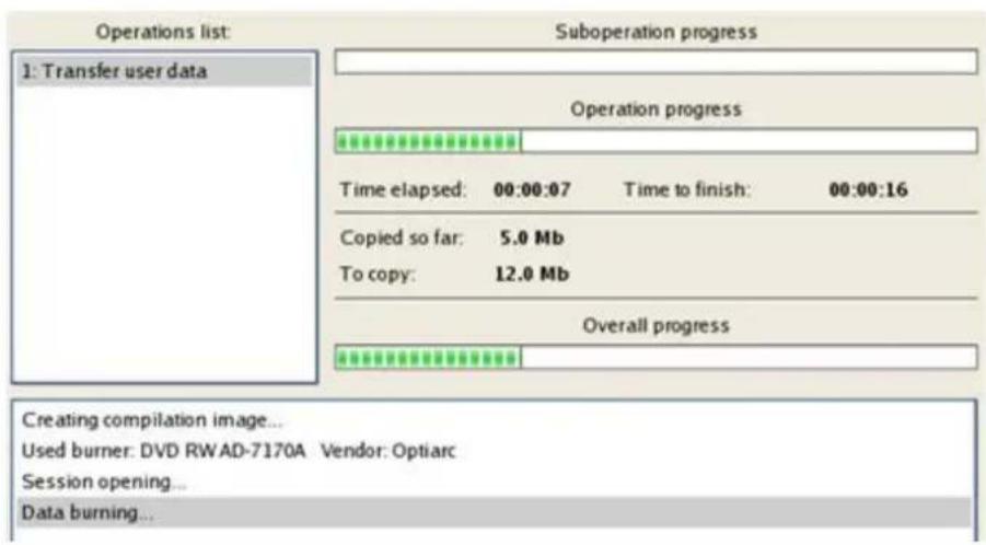 Paragon PSG-161-SEG-PL-NP - Burning of data from the corrupted system disk to CD/DVD - 6