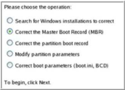 Paragon PSG-161-SEG-PL-NP - Fixing MBR after a boot virus attack - 3