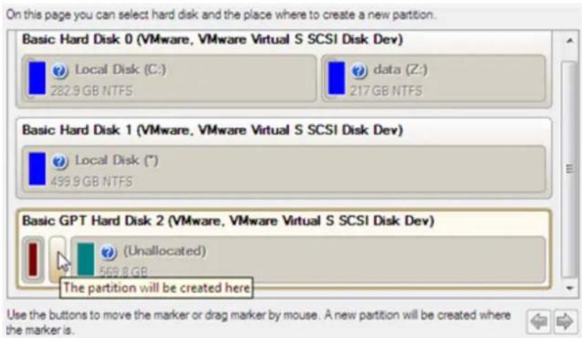 Paragon PSG-161-SEG-PL-NP - Create Partition Wizard Setup - 1