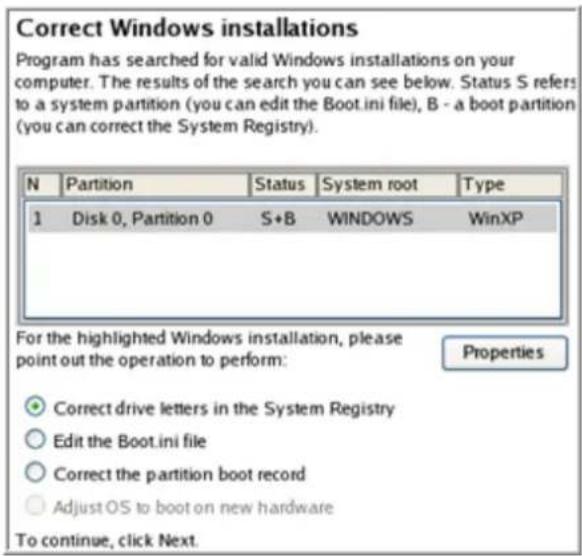 Paragon PSG-161-SEG-PL-NP - Fixing Windows startup ability - 6