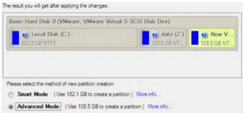 Paragon PSG-161-SEG-PL-NP - Express Create Partition Wizard Setup - 1