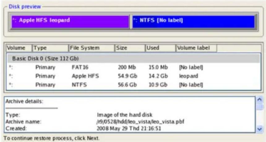 Paragon PSG-161-SEG-PL-NP - Restoring a dual boot Mac from an external USB drive - 4