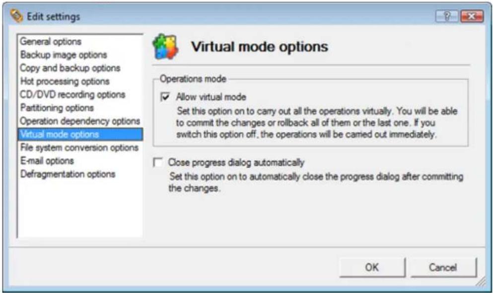 Paragon PSG-161-SEG-PL-NP - Virtual Mode Options - 1