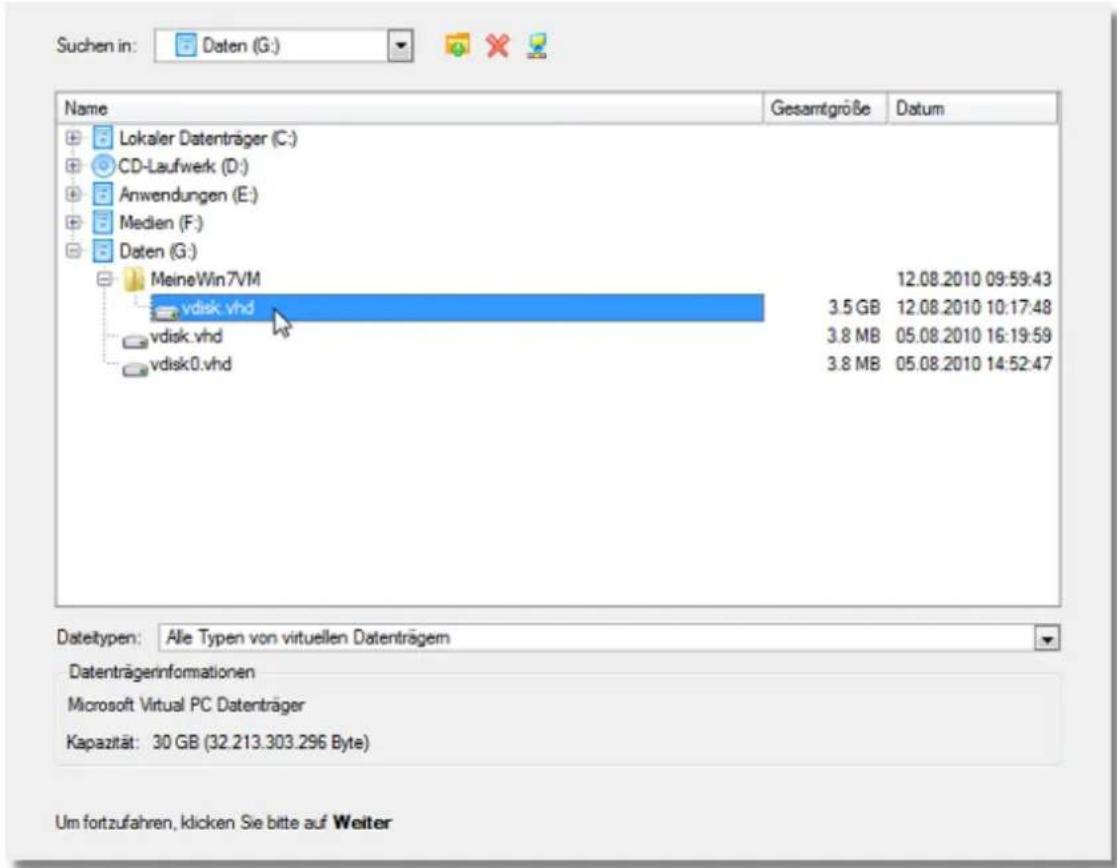 Paragon Virtualization Manager 2010 - Eine Windows-Vista/7-Sicherung für Start auf virtuelle Hardware vorbereiten (P2V-Anpassung) - 1