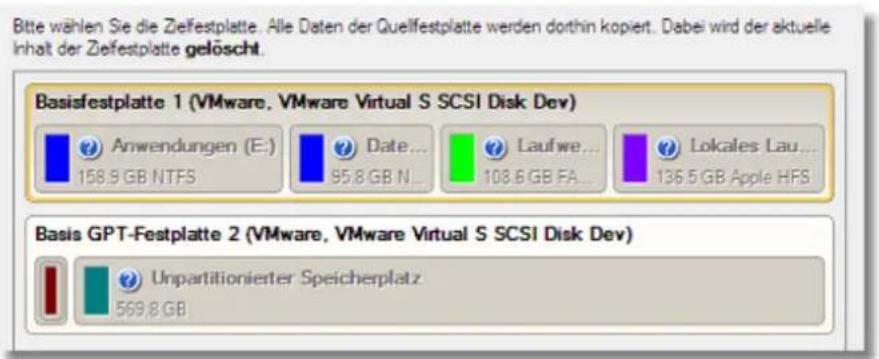 Paragon Virtualization Manager 2010 - System auf ein anderes Laufwerk migrieren (Festplatte klonen) - 2