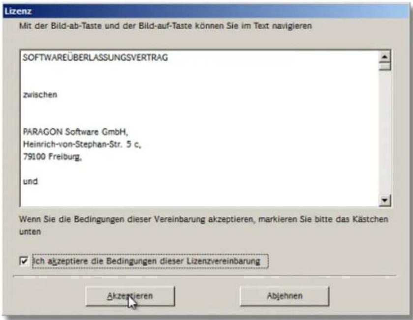 Paragon Virtualization Manager 2010 - Booten von der WinPE-basierten Umgebung - 1