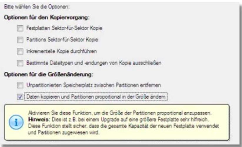 Paragon Virtualization Manager 2010 - Während der Operation wird der gesamte bisherige Inhalt der Zielfestplatte gelöscht und überschrieben. - 1
