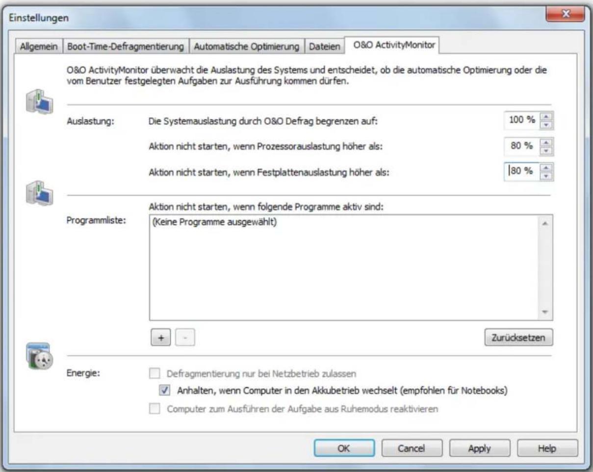 O&O Software Defrag15 Professional Edition - Energie - 1