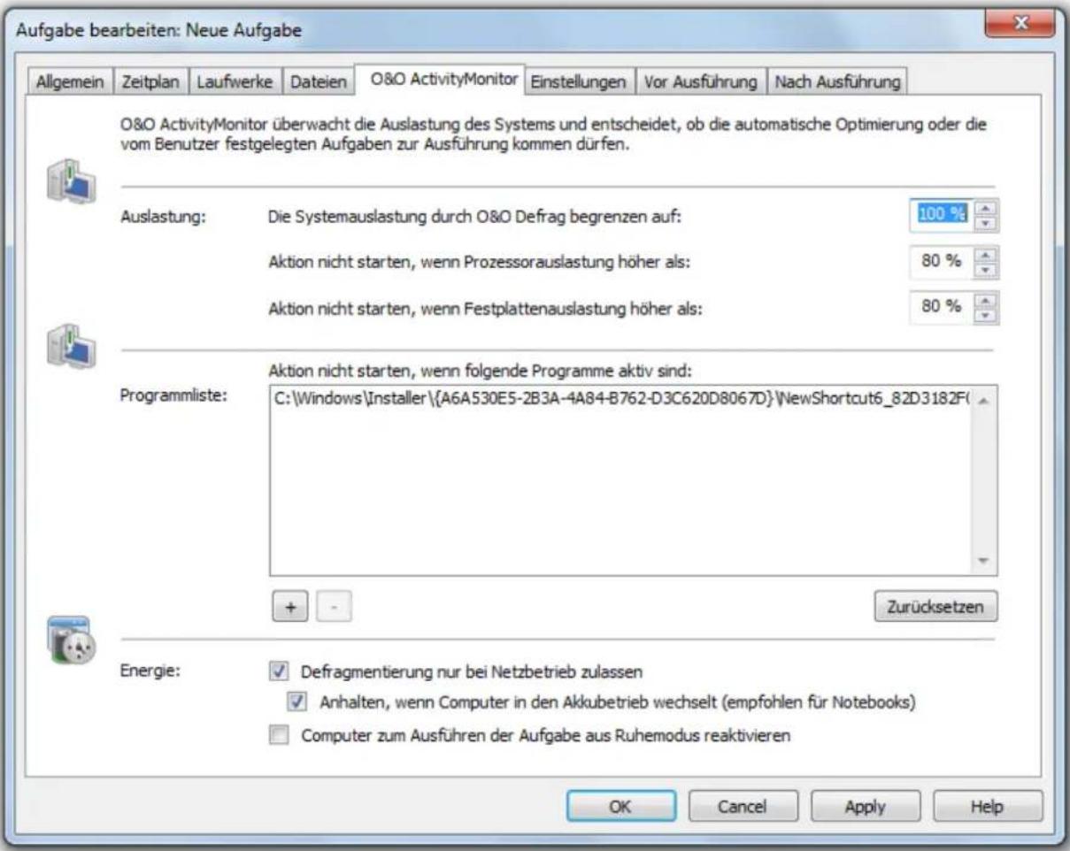 O&O Software Defrag15 Professional Edition - Energie - 1