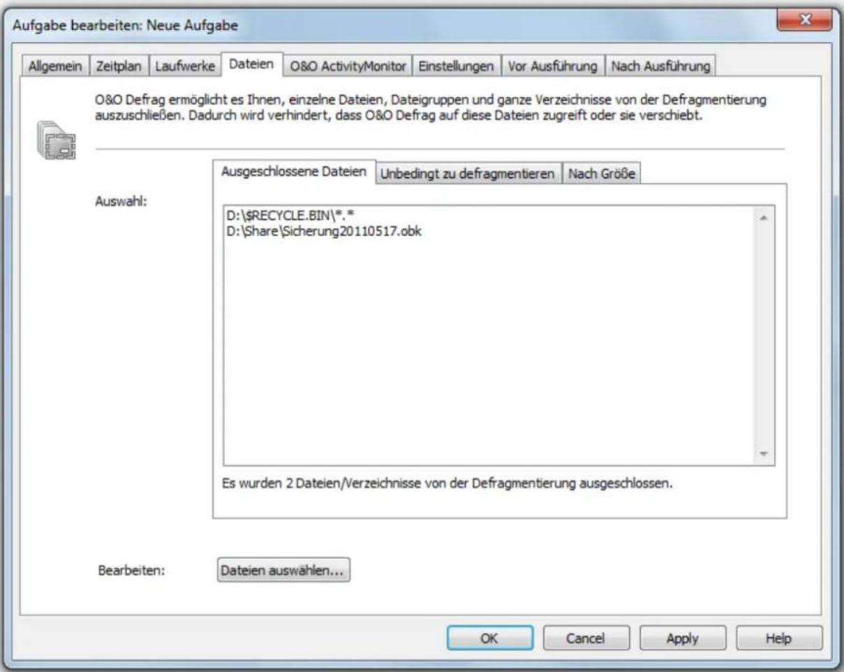 O&O Software Defrag 15 Server Edition - Nach Größe - 1