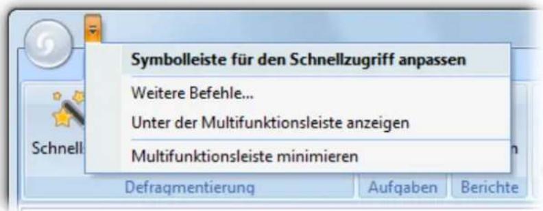 O&O Software Defrag 15 Server Edition - Schnellzugriffsleiste - 1