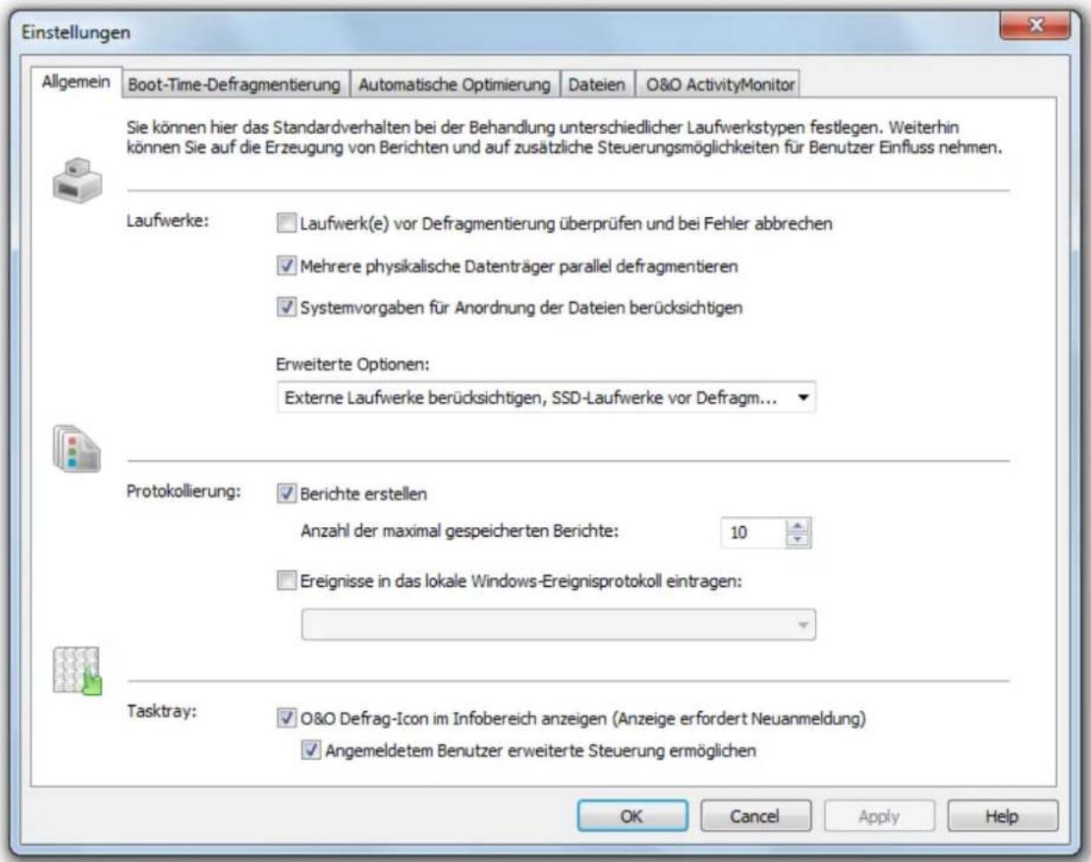 O&O Software Defrag 15 Server Edition - Tasktray - 1