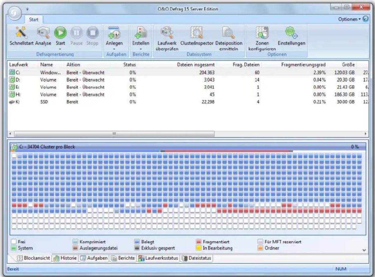 O&O Software Defrag 15 Server Edition - Erste Schritte - 1