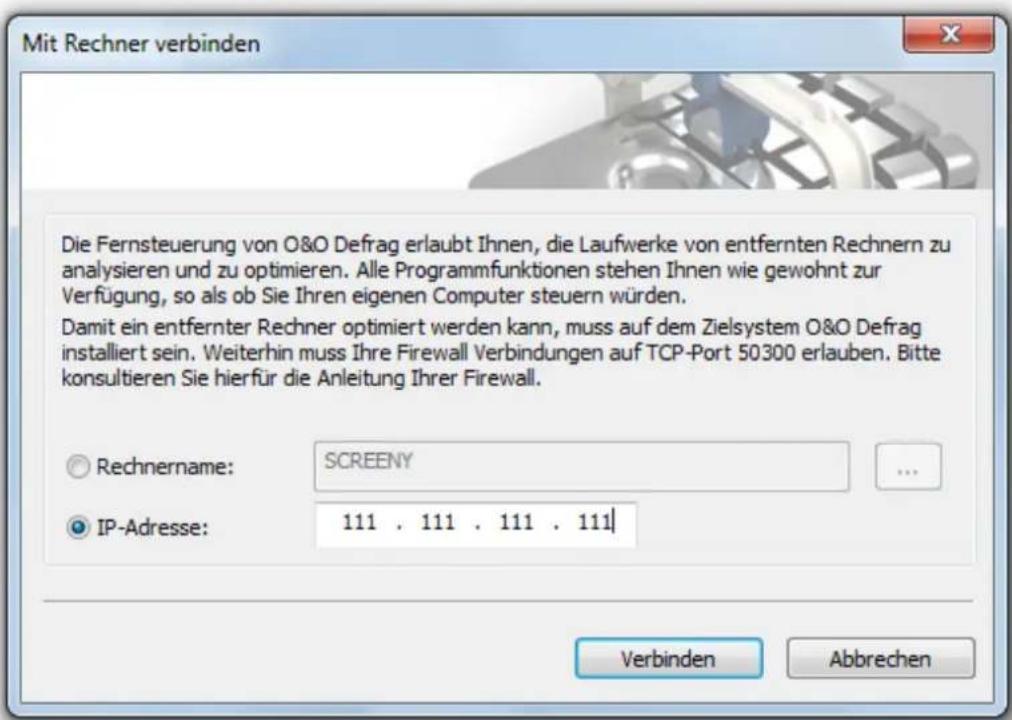 O&O Software Defrag 15 Server Edition - Im Netzwerk arbeiten - 1