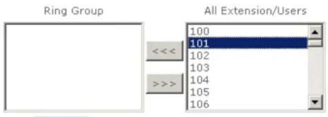 Ring Group All Extension/Users 100 101 102 103 104 105 106