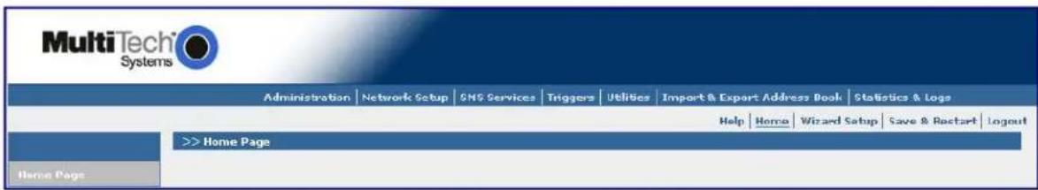 Multitech SF800-G-EU - Web Interface Opens - 1