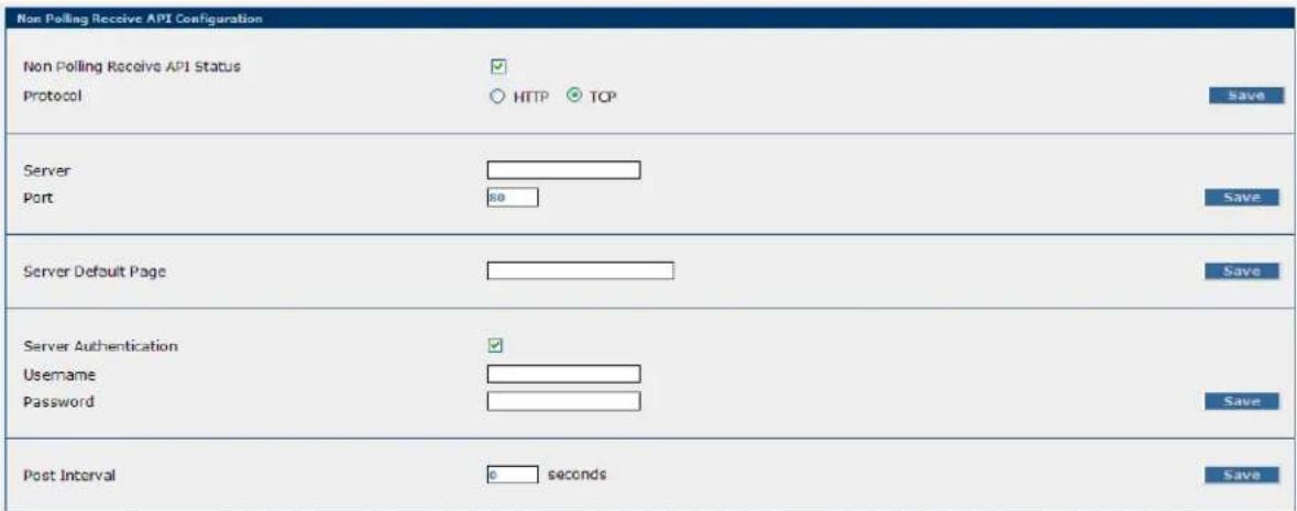 Multitech SF800-G-EU - TCP Receive API - Non-Polling Mode - 1