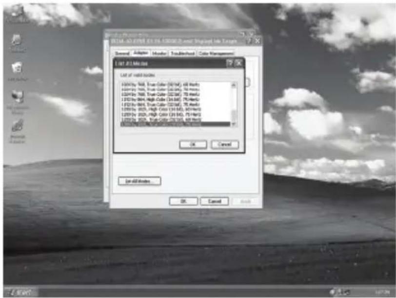 Intronics Ab0006 - ■ Resolution and Color Quality Settings - 2