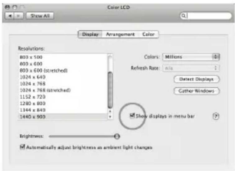 Intronics Ab0006 - Configuring Display from the Menu Bar - 1