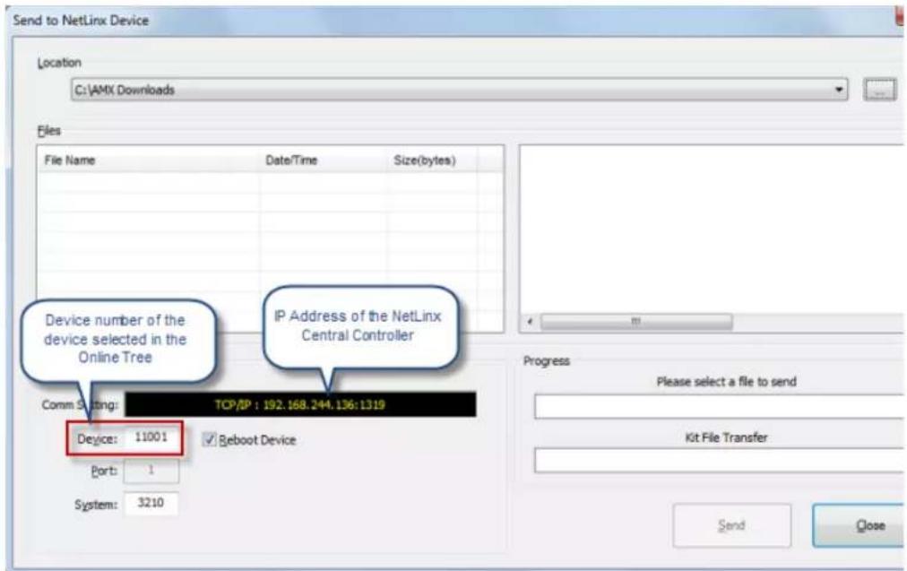 AMX EXB-REL8 - Transferring a Firmware File to an EXB Unit - 2