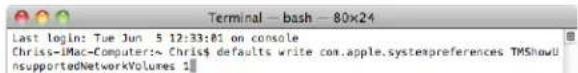 CRU DataHarbor - Configuring Automatic Backups for Mac OS - 2