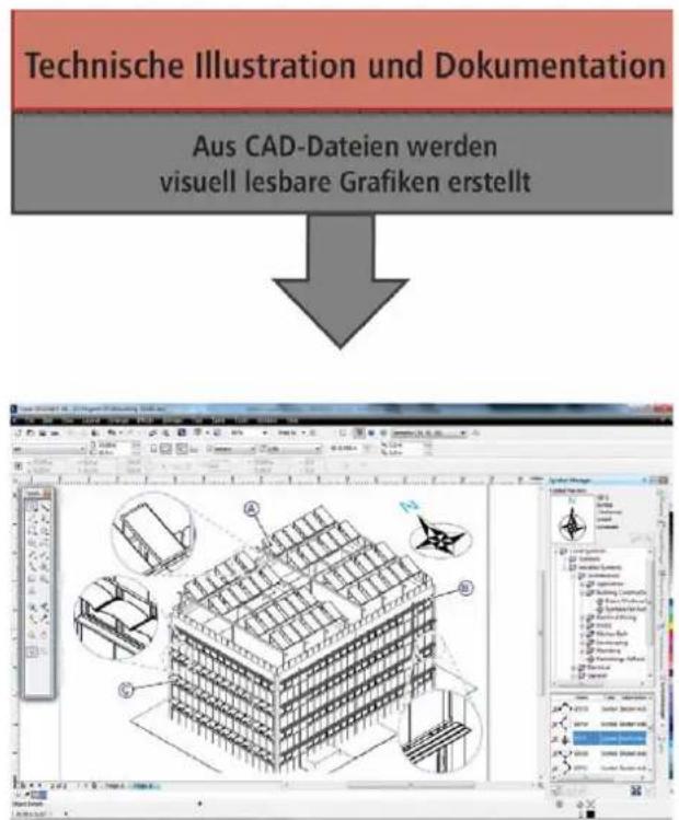 COREL CorelCAD 2014 - Konvertierung von 3D-CAD in Vektorgrafiken - 3
