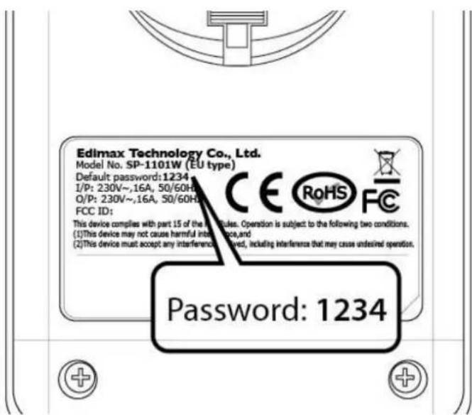 Edimax SP-1101W - I-5. Produkt-Aufkleber - 1
