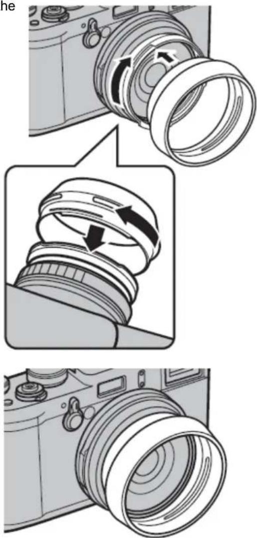 JJC LH-JX100 - Attaching Lens Hoods - 1