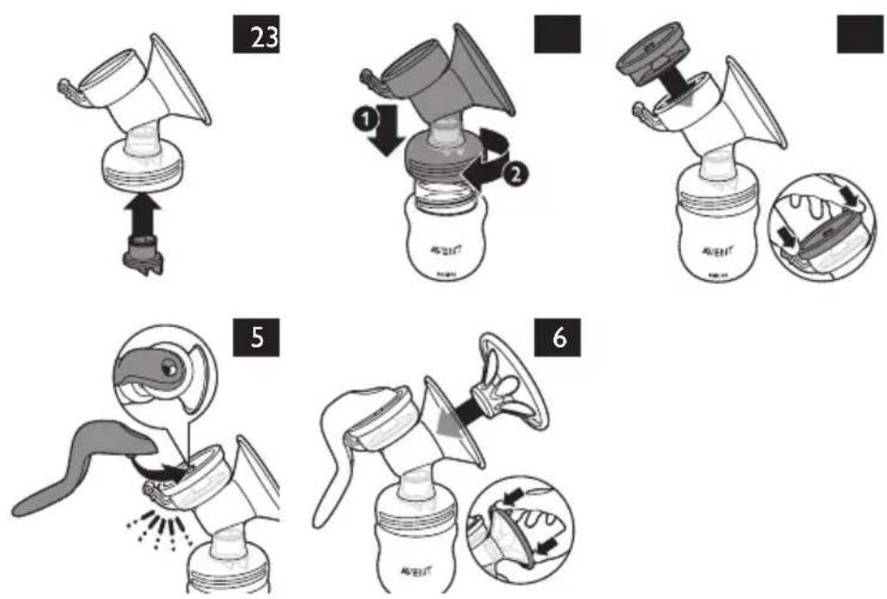 PHILIPS SCD293 - Manual breast pump - 1