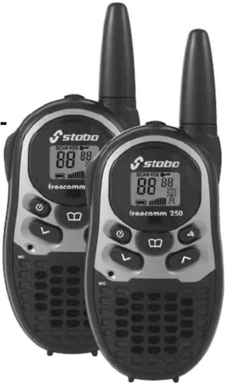 STABO Freecomm 250 - Bedienungs- anleitung Owners Manual - 1