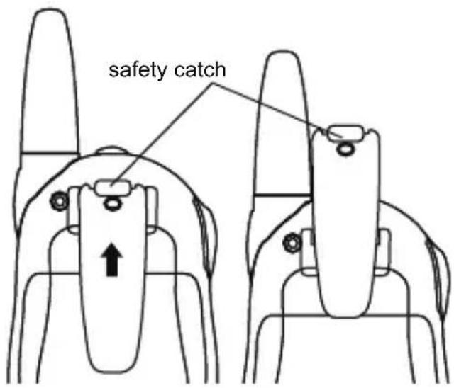 STABO Freecomm 250 - Attach/take off belt clip - 1