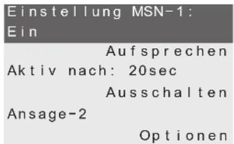 Bintec-elmeg CS410 - Ansage für die Rufnummer (MSN) einschalten - 1