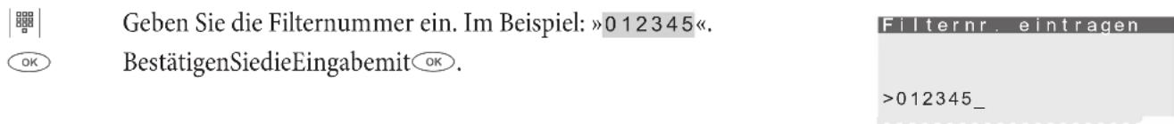 Bintec-elmeg CS410 - Imfolgenden Beispielwirdeine Filternummerneueingegeben. - 2