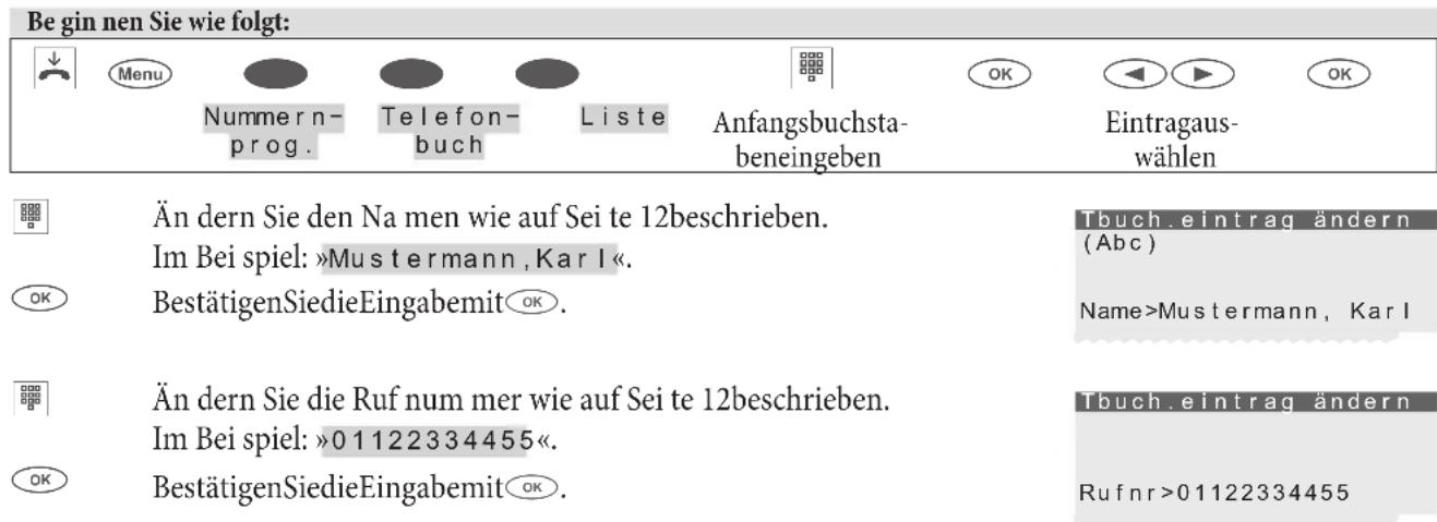 Bintec-elmeg CS410 - Telefonbucheintrag bearbeiten - 1