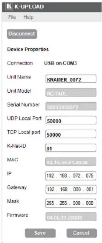 Kramer RC-74DL - Click Connect. - 2